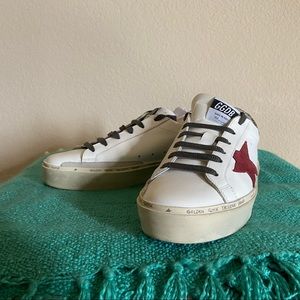 Golden Goose Hi-Star Leather Sneaker